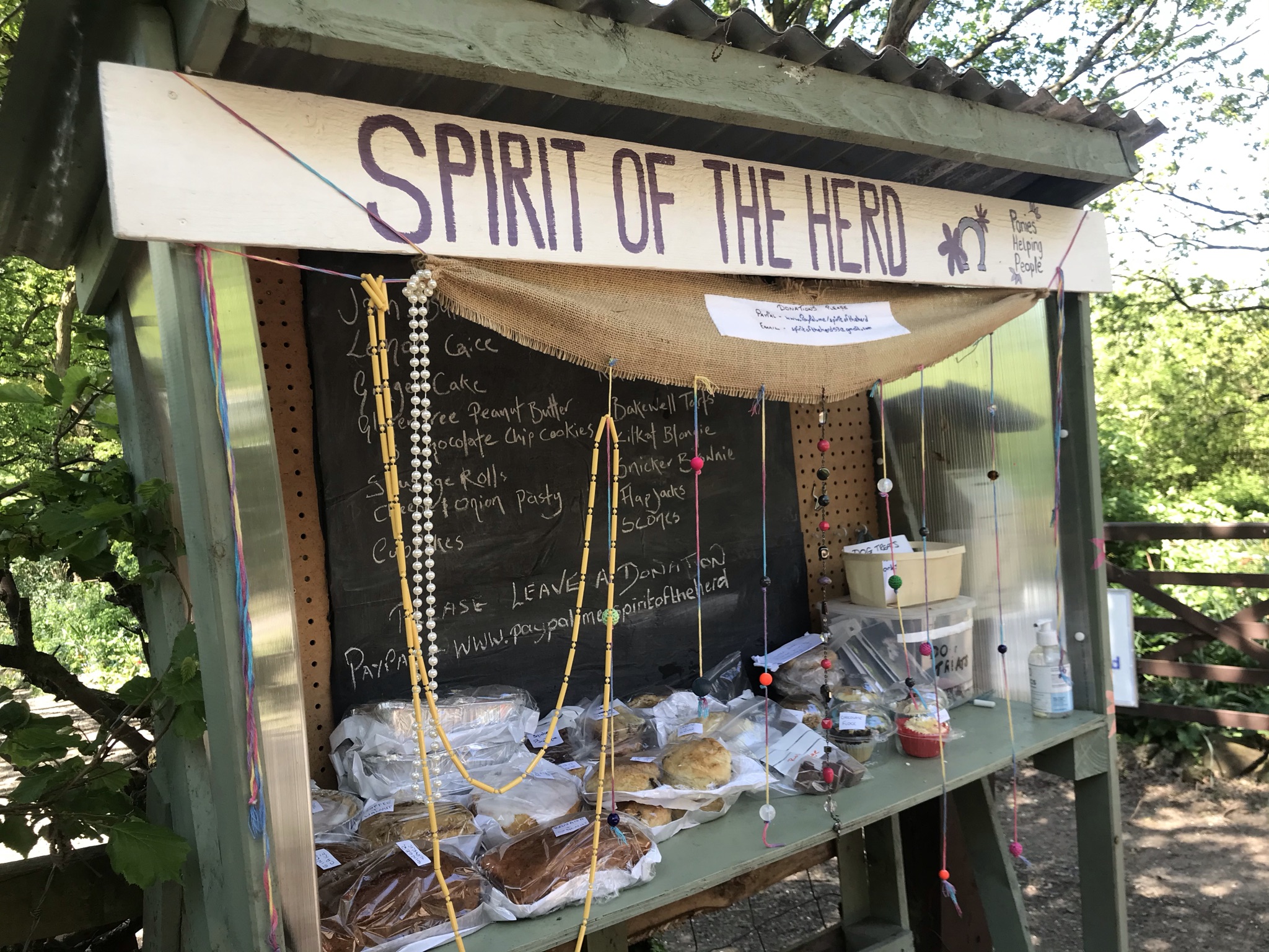 Spirit of the Herd cake stall